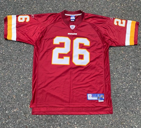 Vintage Washington Redskins Commanders Clinton Portis NFL Football Jersey XL Cover