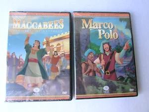NEW Nest Animated Hero Classics DVDs Set of 2- History Character Homeschool - Picture 1 of 5