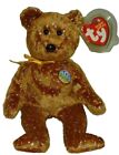 Ty Beanie Baby - DECADE the 10th Anniversary Bear Brown (Internet Excl) NEW MWMT