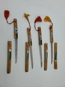 4 Vintage Japanese Steak Knives from AH SO Steak House Caesars Palace Las Vegas - Picture 1 of 4