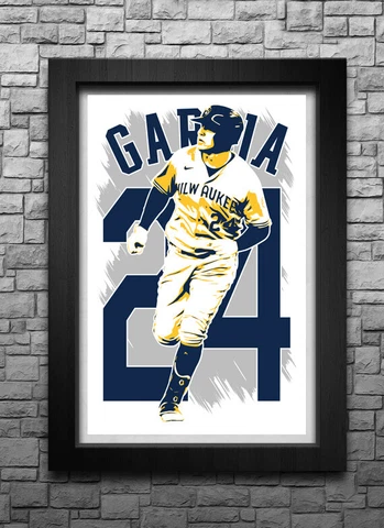 AVISAIL GARCIA art print/poster MILWAUKEE BREWERS FREE S&H! CLEARANCE! Cover