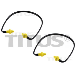 2 PACK TITUS EAR PLUGS U BAND SHOOTING FIRING GUN RANGE HEARING NOISE PROTECTION - Bild 1 von 5