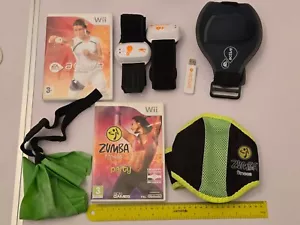 ZUMBA FITNESS EA ACTIVE TRAINER GIOCO + CINTURA NINTENDO WII & U MUSIC DANCE PARTY - Foto 1 di 2