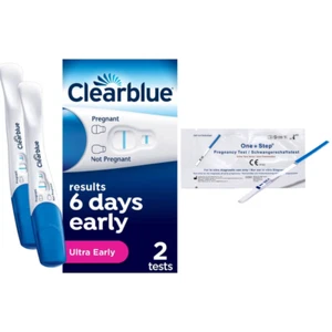Clearblue Pregnancy Test Early Detection 2 Tests 2 10mIU Pregnancy Test Strips - Picture 1 of 12