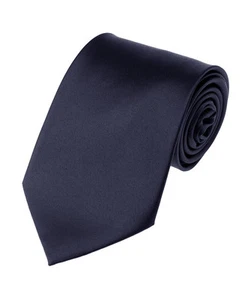 Manzini Neckwear® New Hot Trend! Solid Color Plain Classic Necktie Men's Tie  - Picture 1 of 144