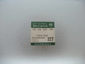 Zentrumsekundenrad (6,35) für Becker HB 115, 116 1151, 1161, part 227 - Picture 1 of 3