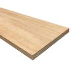 Weaber Hardwood Boards 4"H x 6"W Kiln Dried Wood Rectangular Stainable Oak Board