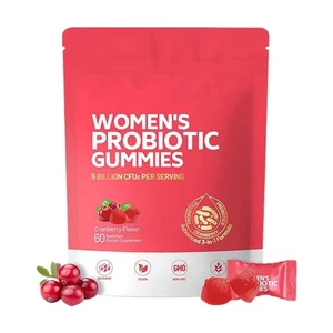 Women's Probiotic Gummies,5 BILLION CFU,Advanced 3-in-1formula 60 supplement - Picture 1 of 10