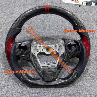 Carbon Fiber Leather Steering Wheel for Toyota Corolla / RAV4 / IM 2014-2018 - Imagem 1 de 4