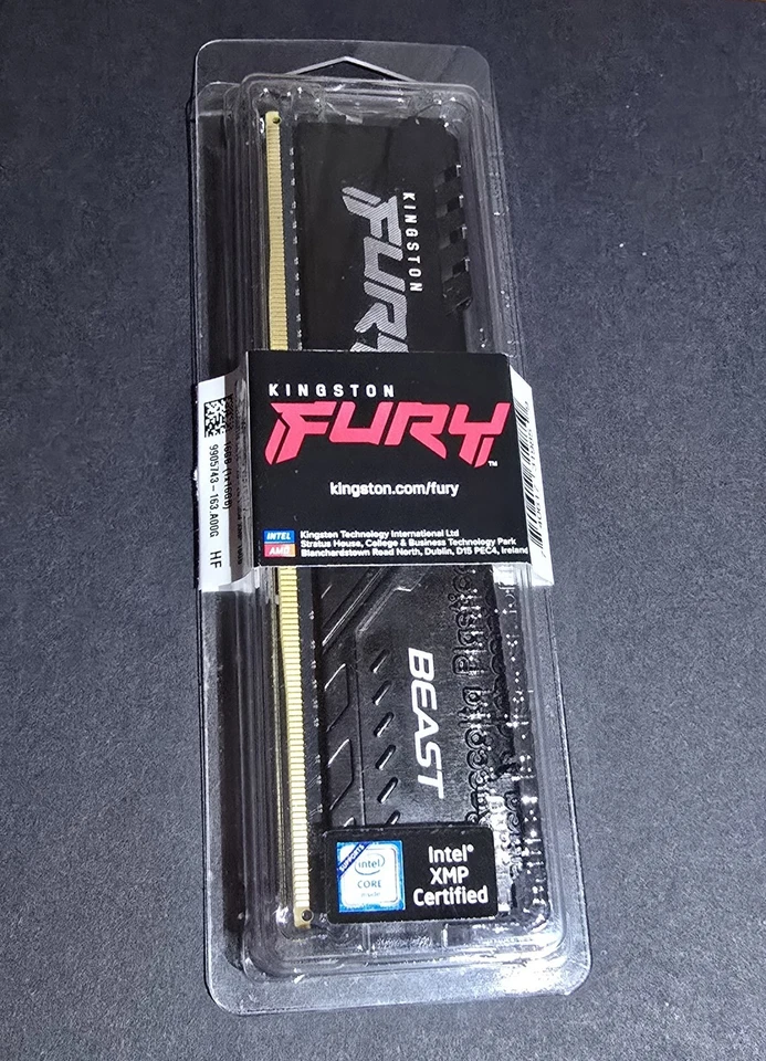 Kingston FURY Beast 16GB 3200MHz DDR4 RAM - Black - Image 1 of 1