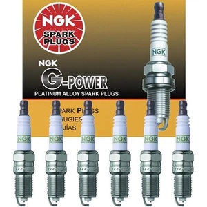 NGK 6pc G-Power Platinum Spark Plug For 2002-2006 Mazda MPV 3.0 FMS54 - Picture 1 of 1