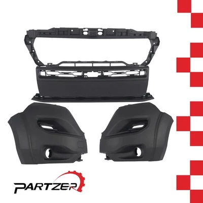For 2023-2025 Ram Promaster 1500-3500 Front Bumper Left Right Center Cover Set - Imagem 1 de 4