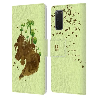 HEAD CASE DESIGNS WILDLIFE SILHOUETTE LEATHER BOOK CASE FOR SAMSUNG PHONES 1 - Image 1 of 4
