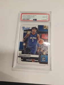 2022-23 Panini Donruss Optic The Rookies Paolo Banchero #1 PSA 10 GEM MT RC - Bild 1 von 2