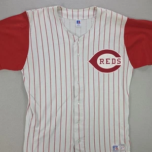 Vintage Cincinnati Reds Russell Athletic Button Up MLB Baseball Trikot Shirt XL - Bild 1 von 11