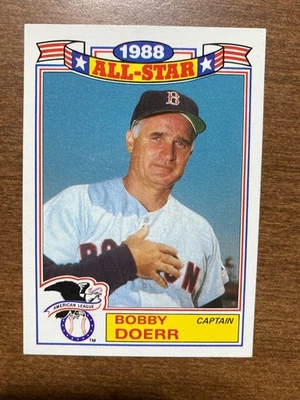 1989 Topps Bobby Doerr 1988 All-Star #11 of 22 Red Sox!!! - Image 1 of 2