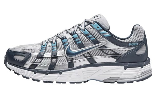 Nuove sneakers Nike P 6000 Armory Navy Flat Silver da uomo #CD6404 402