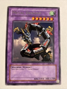 Yu-Gi-Oh! Metal Dragon LOB-102 Rare Unlimited - Picture 1 of 10