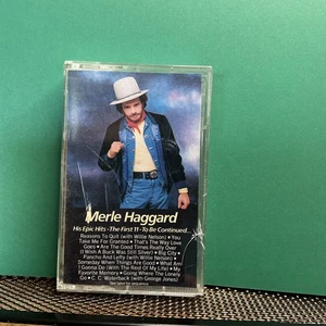 His Epic Hits: First Eleven to Be Continued by Merle Haggard Epic Cassette Tape - Picture 1 of 6