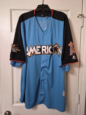 Men's Authentic Mike Trout Majestic 2017 All Star Game Jersey Sz. 56/2XL - Image 1 of 4