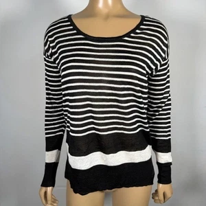 Ann Taylor LOFT leichter Strickpullover Damen neu mit Etikett Größe Small gestreift - Bild 1 von 8