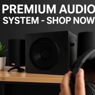 Klipsch ProMedia 2.1 THX Certified  Vintage Speaker System Works Great - Image 1 of 4