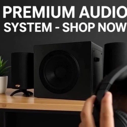 Klipsch ProMedia 2.1 THX Certified  Vintage Speaker System Works Great - Image 1 of 4