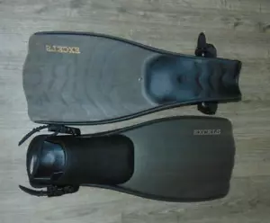 Excels + Plus Open Heel Scuba Diving Dive Fins XL - Picture 1 of 5