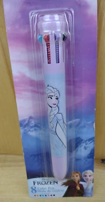 Elsa Frozen 1 Fat Ink Pen 8 Colors Assorted Inks Colorful Free Spirit Disney - Изображение 1 из 4