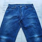 Vintage Levi's 501 Jeans 36x32 USA Mens Blue Pants Dark Button Fly Tag 40x36