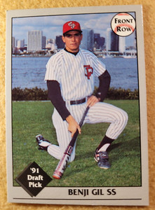 BENJI GIL 1991 Front Row Draft Pick SILVER #50  Castle Park High School