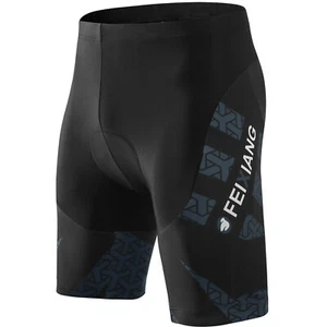 Mens MTB Mountain Bike Shorts 5D Padded Baggy Bicycle Cycling Shorts Lightweight - Picture 1 of 19