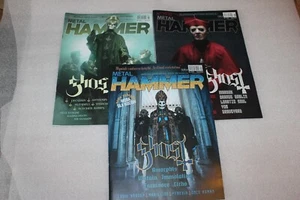 Metal Hammer 8/2015 + 6/2018 + 4/2022 GHOST on the covers - Picture 1 of 3