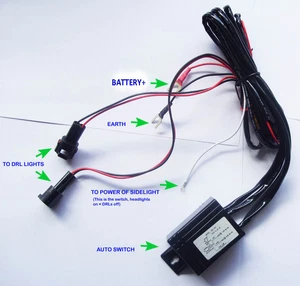 Daytime Running Lights Lamps DRL Auto Switch Relay Dim Dimming Indicator Ford - Picture 1 of 2