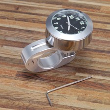 Aluminum Alloy Motorcycle Bike Handlebar Mount Clock Watches Vintage SE