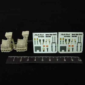 Asiento eyectable F16F Rafale + calcomanías 3D (2 asientos) para kit modelo a escala 1:48 MDR48261 - Imagen 1 de 8