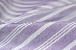 100%silkDusty Purple Lavender Stripe Silk Fabric By the Half Yard F257