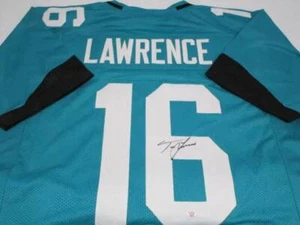 Ein Trevor Lawrence von den Jacksonville Jaguars signed Autogramm Football Trikot - Bild 1 von 2