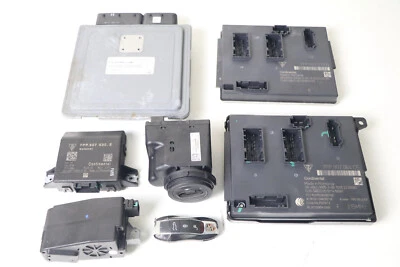 11-14 Porsche Cayenne S 958 4.8L Juego de encendido Bloqueo de llave ECU BCM Gateway Module #2 Foto 1 de 4