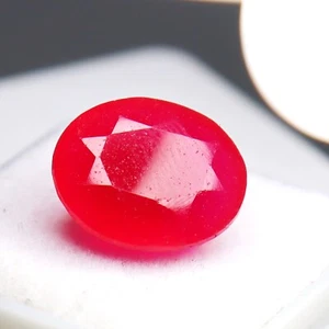 8 Ct Natural Red Beryl Bixbyite From Utah GGI Certified Loose Gemstone Oval Cut - Picture 1 of 7