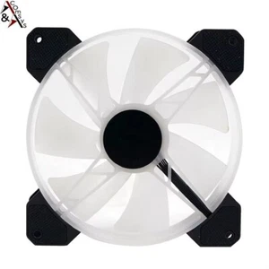 120mm 12cm LED Computerlüfter PC Gehäuselüfter Mehrfarbig Für Computerkühler RGB - Bild 1 von 7