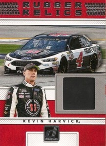 Kevin Harvick PANINI DONRUSS RUBBER RELICS 2018 RACE USED TIRE #4 FORD card NEW!