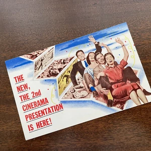 Cartolina d'epoca Cinerama 2 centesimi - Teatro Missouri Kansas City - Foto 1 di 6