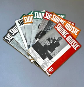 10 Swing Music Magazines 1935 - 1936 Leonard Hibbs / Rhythm Clubs 30s Jazz Music - Picture 1 of 2