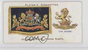 1924 Player's Drum Banners & Cap Badges Tobacco 7th Dragoon Guards #10 1md
