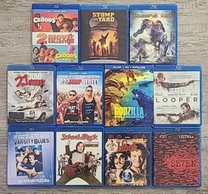 12 - Movie Blu-ray Lot!💥Like New! Very Clean Artwork/Cases/Disc's! 2nd Lot! - Bild 1 von 24