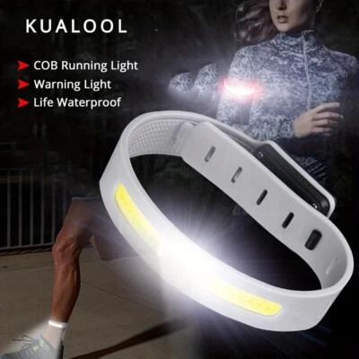 Running Lights For Runners Armband Reflective USB Rechargeable LED Walking W5H1 - Image 1 of 4