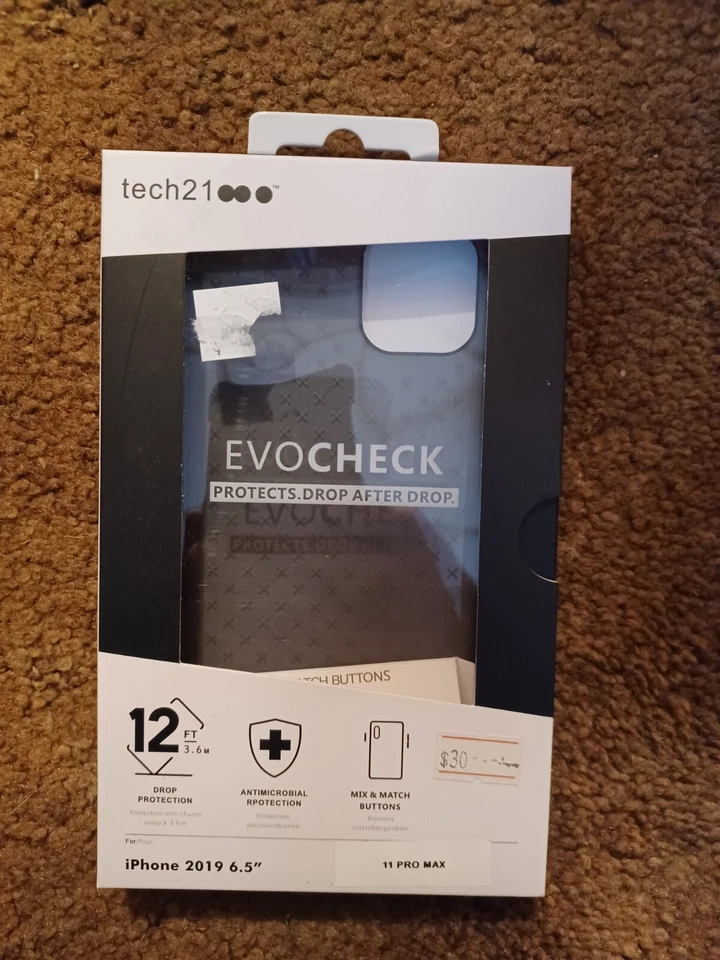 tech21 EVO Check Case for iPhone 11 Pro Clear