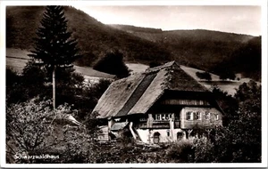 Casa de la Selva Negra Schwarzwaldhaus Alemania RPPC - Imagen 1 de 2