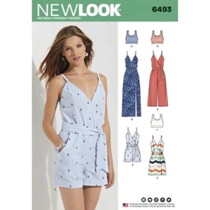 NEW LOOK modello cucito 6493 Miss donna più tuta, abito, top 6-18 10% di sconto - Foto 1 di 8